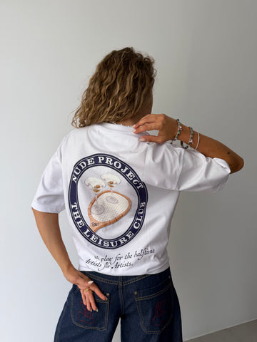 I Need A Break Tee White