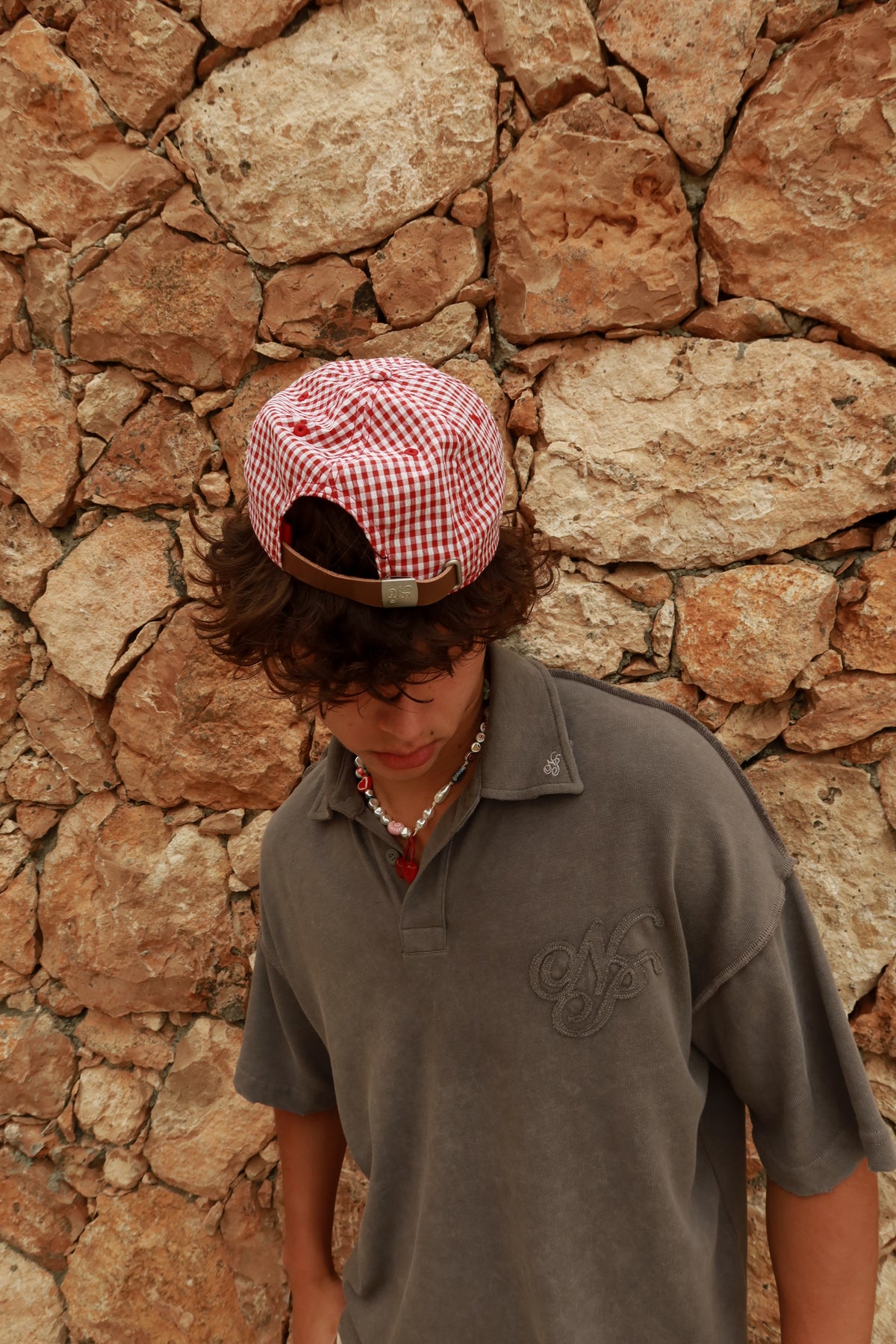 Vichy Cap Red