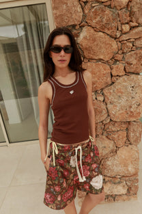 Contrast Stitch Tank Top 2xPack