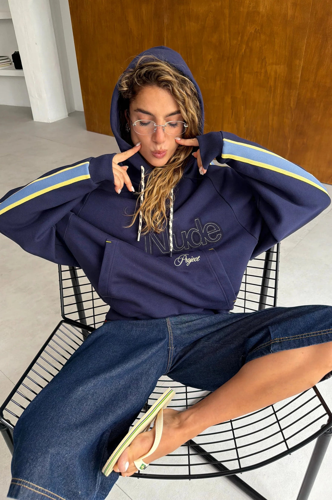 Biggie Hoodie Navy