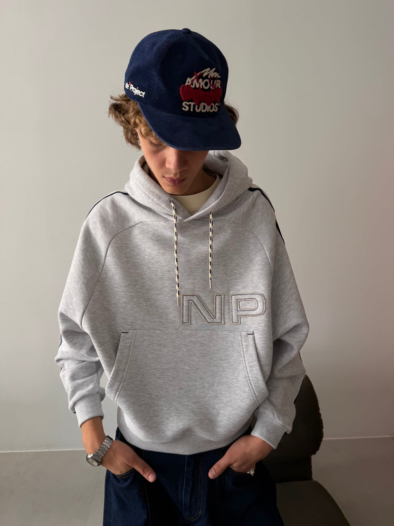 Biggie Hoodie Grey Melange