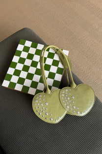 Cherry Leather Bag Green