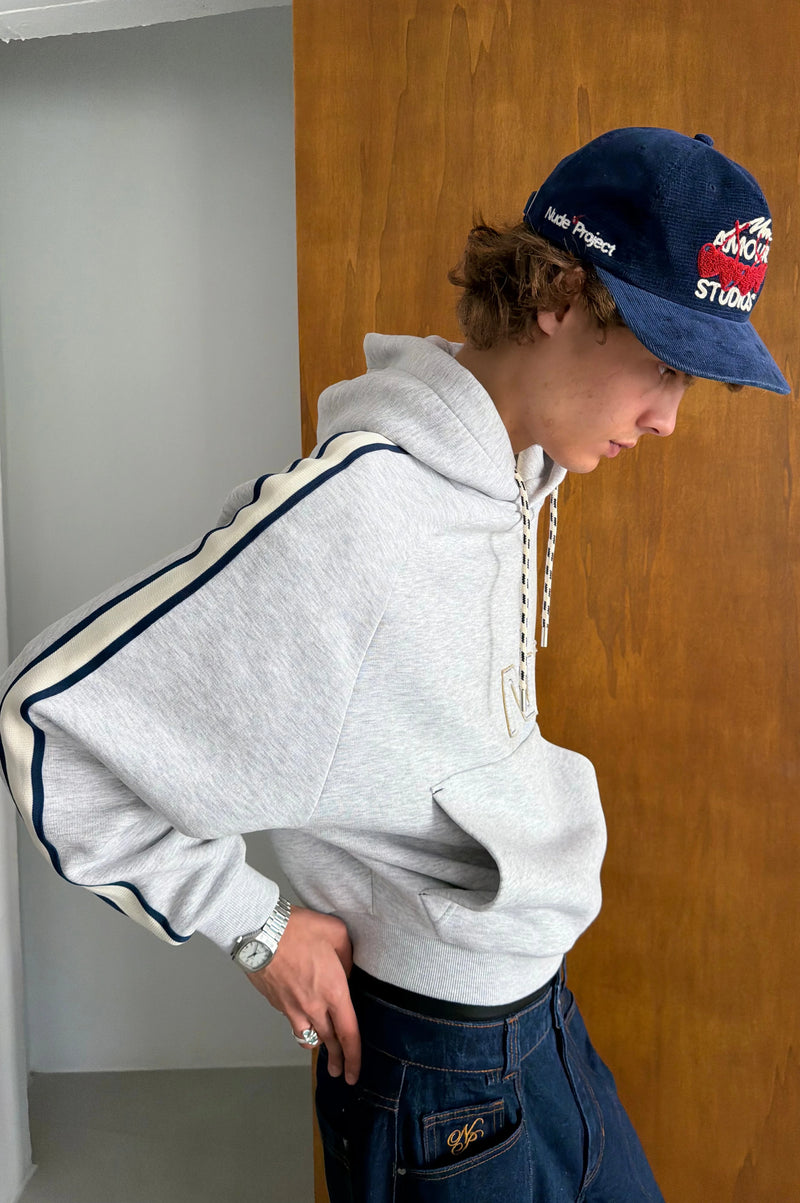 Biggie Hoodie Grey Melange