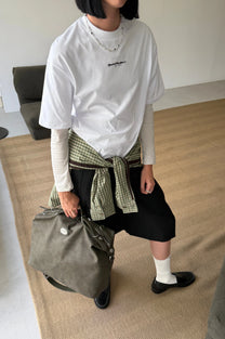 Carmin Tee White