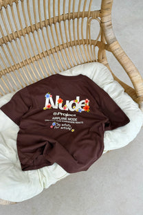 Lotus Tee Brown