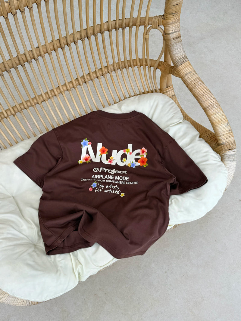 Lotus Tee Brown