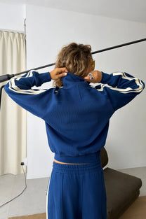 Ying-Yang Zip-Up Navy