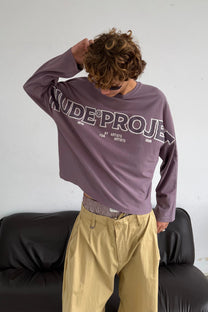 Macro Long-Sleeve Tee Lilac