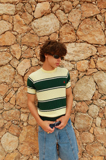 Costa Knit Tee Green
