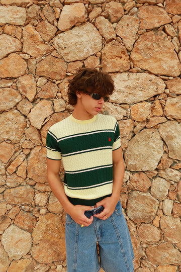 Costa Knit Tee Green