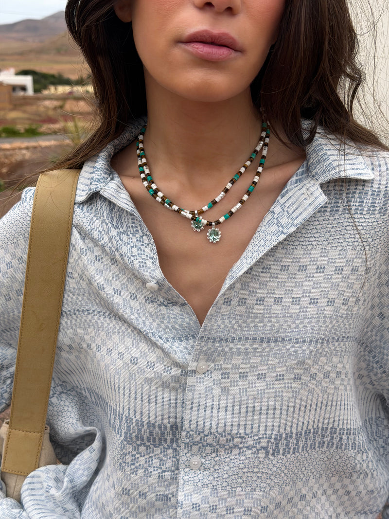 Famara Necklace Blue