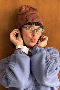 Miso Condom Beanie Brown