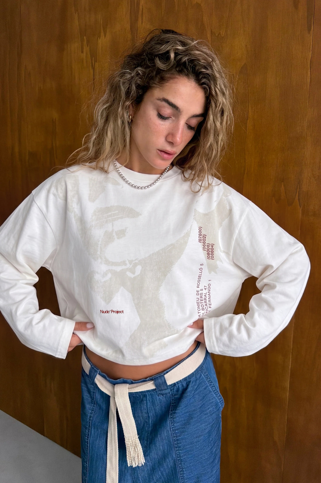 Celine Long-Sleeve Tee
