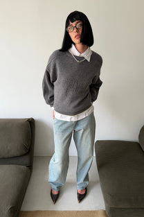 The Employee of the Month Knit Sweater Ash