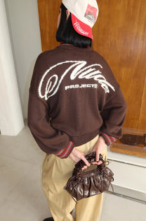 The Consultant Quarter-Zip Knit Brown