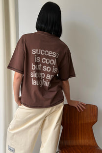 Success Tee Brown