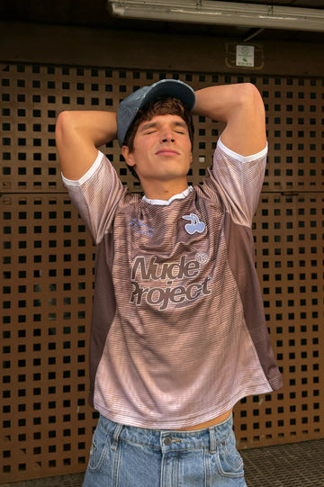 Radja Football Tee Brown
