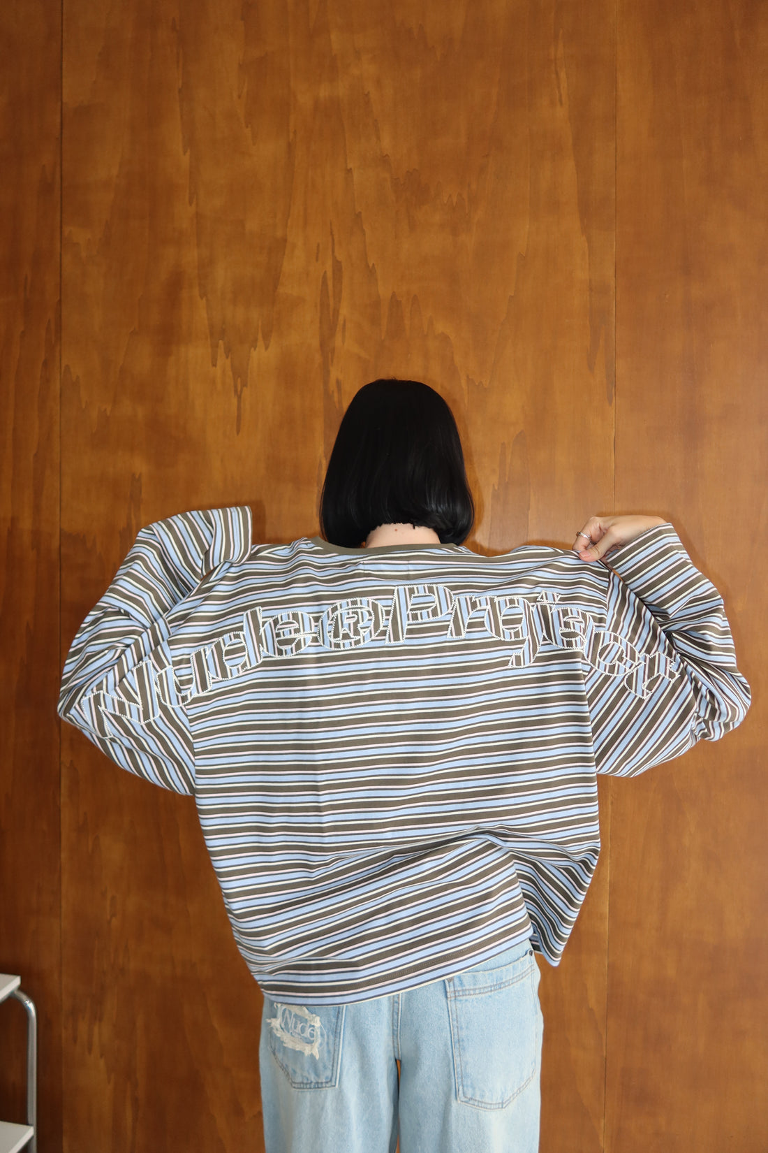 The Networking Long-Sleeve Tee Light Blue