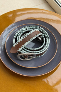 Stitched Genuine Leather Belt