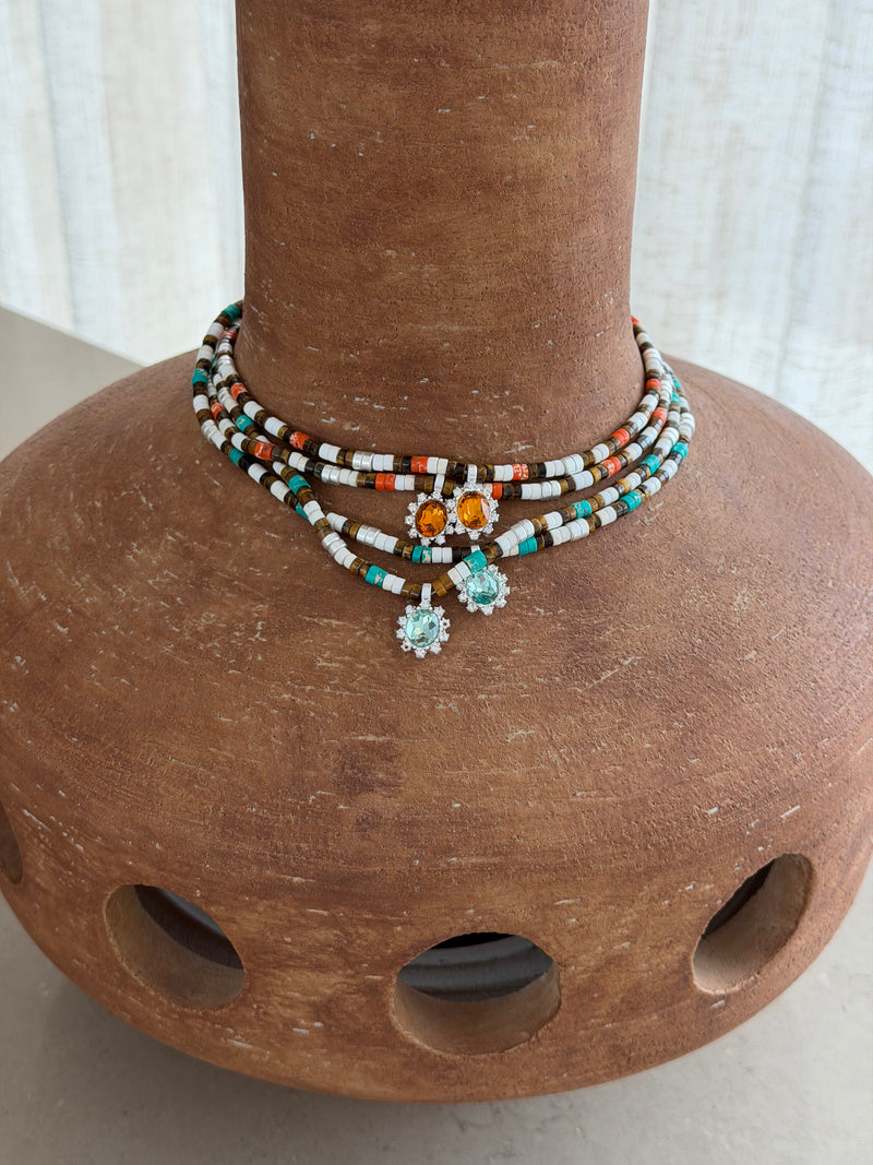 Famara Necklace Blue