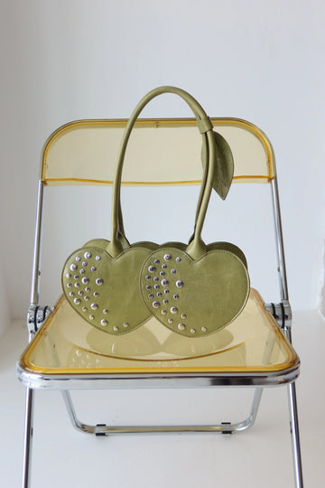 Cherry Leather Bag Green