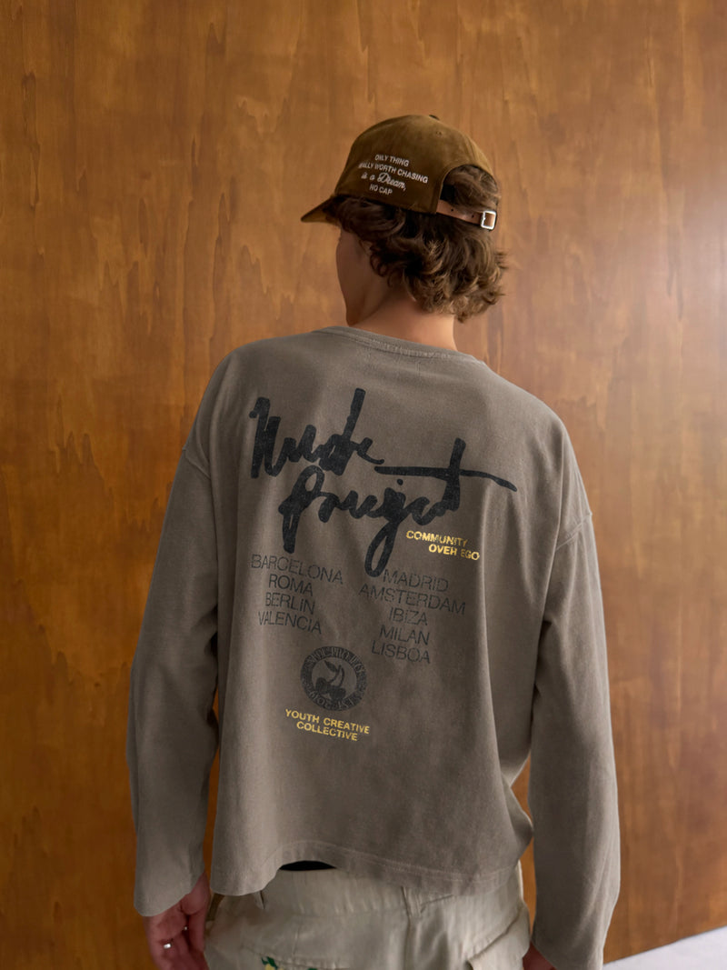 Ego Long-Sleeve Tee Ash