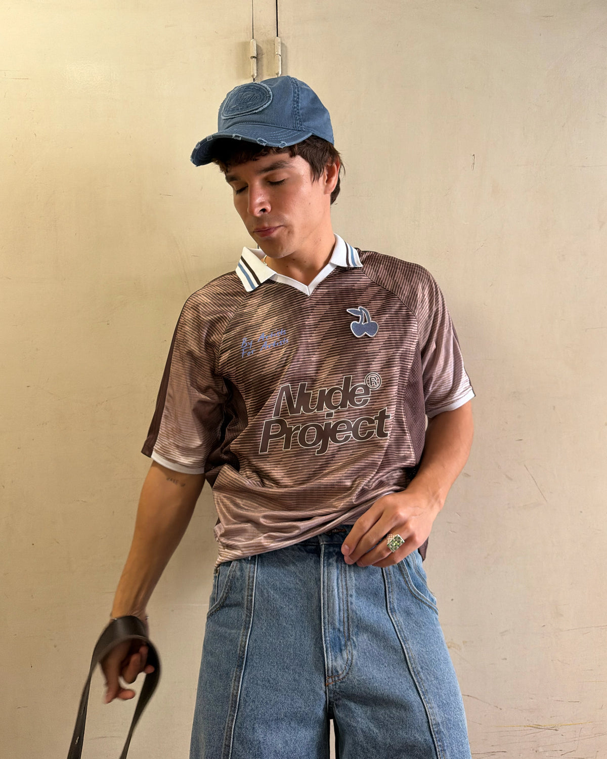 Radja Football Tee Brown