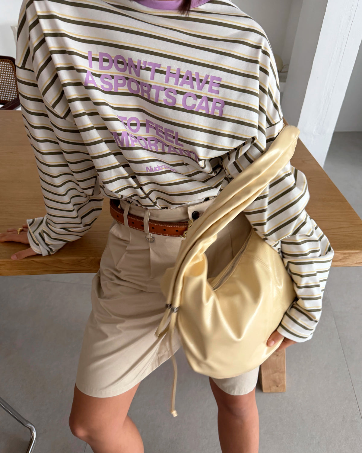 Grid Long-Sleeve Tee