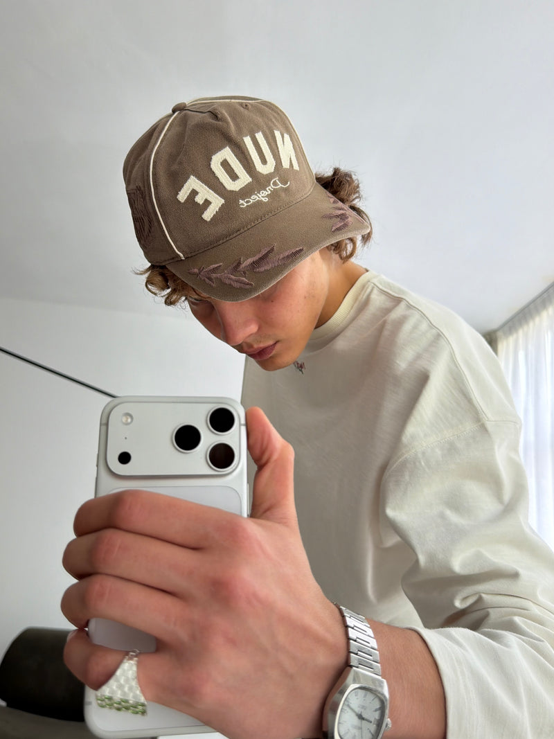 Nude Varsity Cap Sand