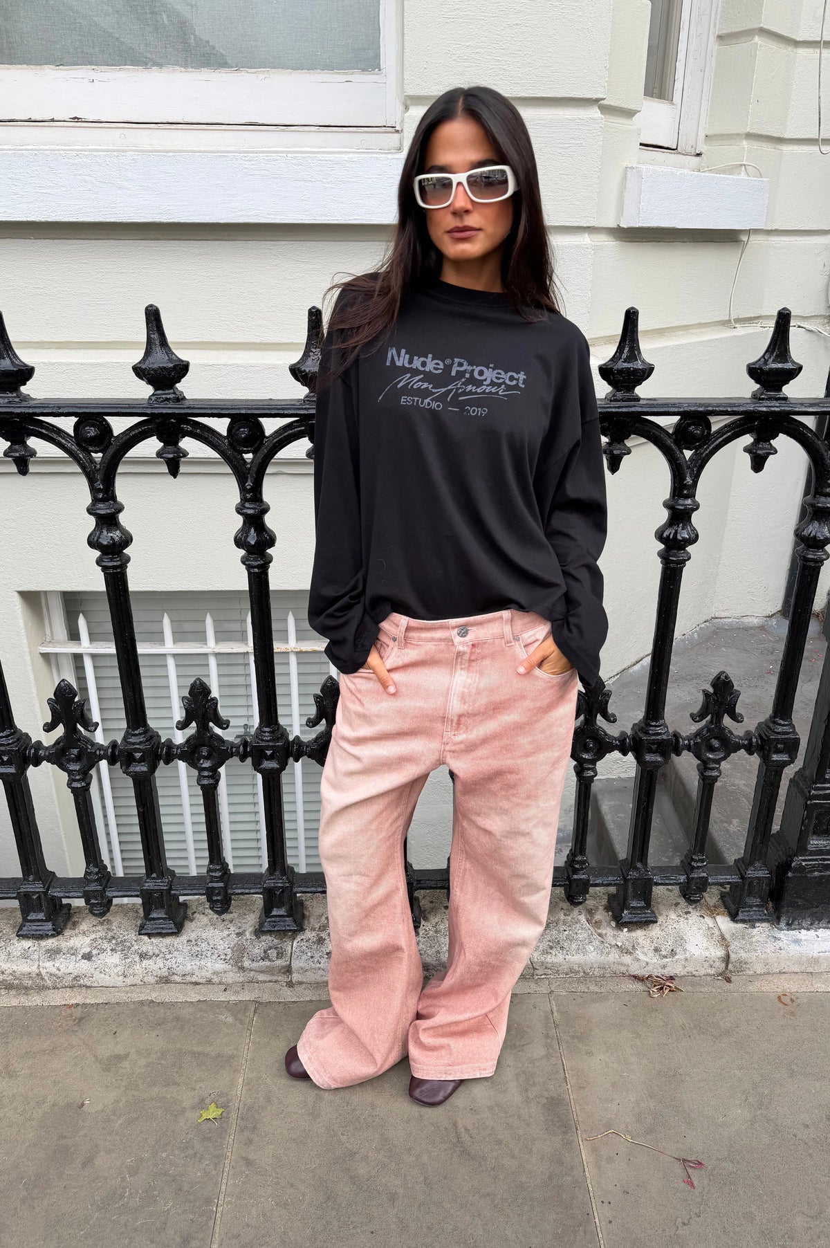 Mon Amour Long-Sleeve Tee Ash