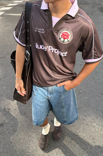 Basic Football Tee Brown