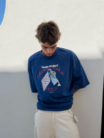Mansion Key Tee Navy