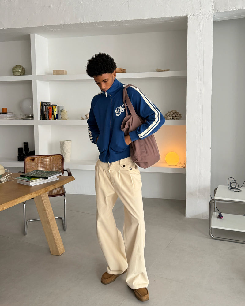 Vinyl Chino Pants Beige