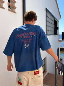 Mansion Key Tee Navy