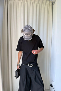 Laurel Denim Cap Washed Black