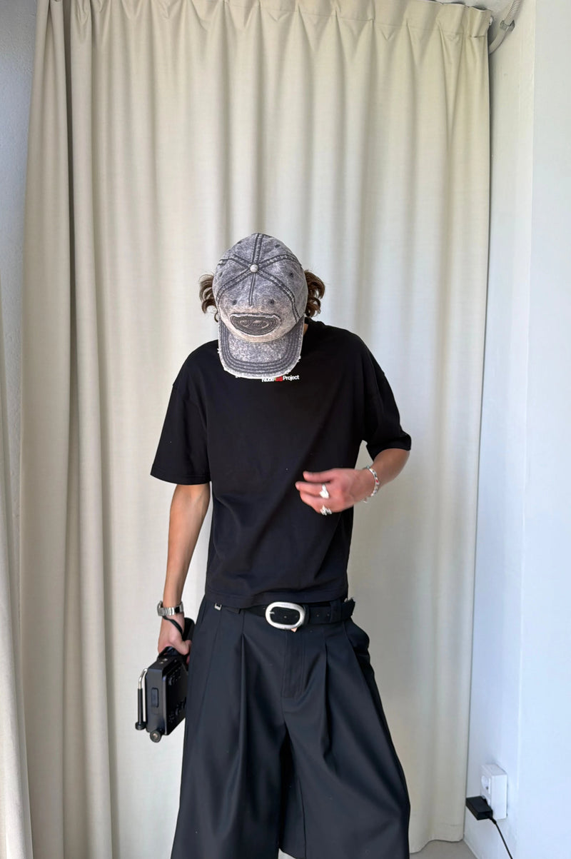 Laurel Denim Cap Washed Black