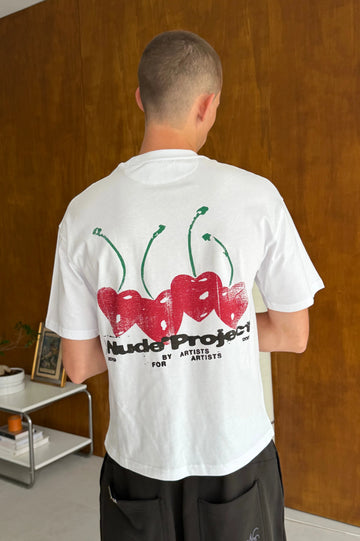 Carmin Tee White