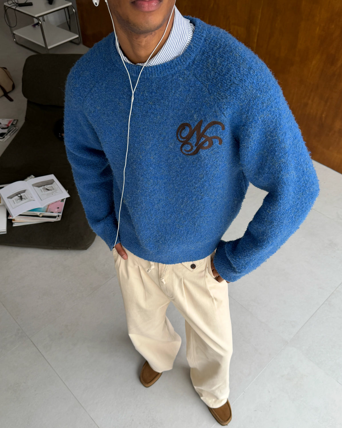 Le Marais Knit Sweater Blue