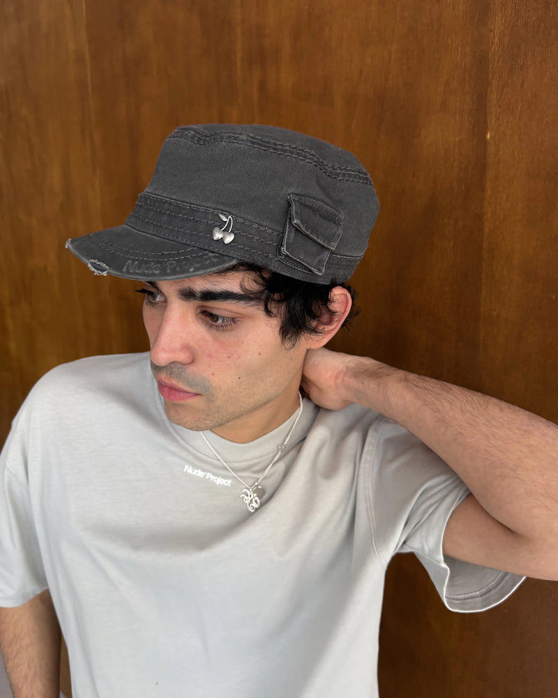 Racing Line Tee Grey