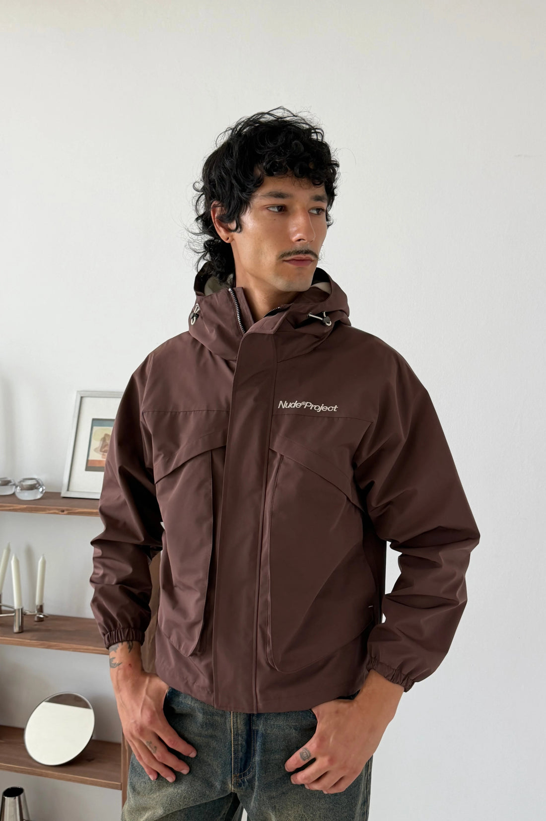 Windbreaker Jacket Brown