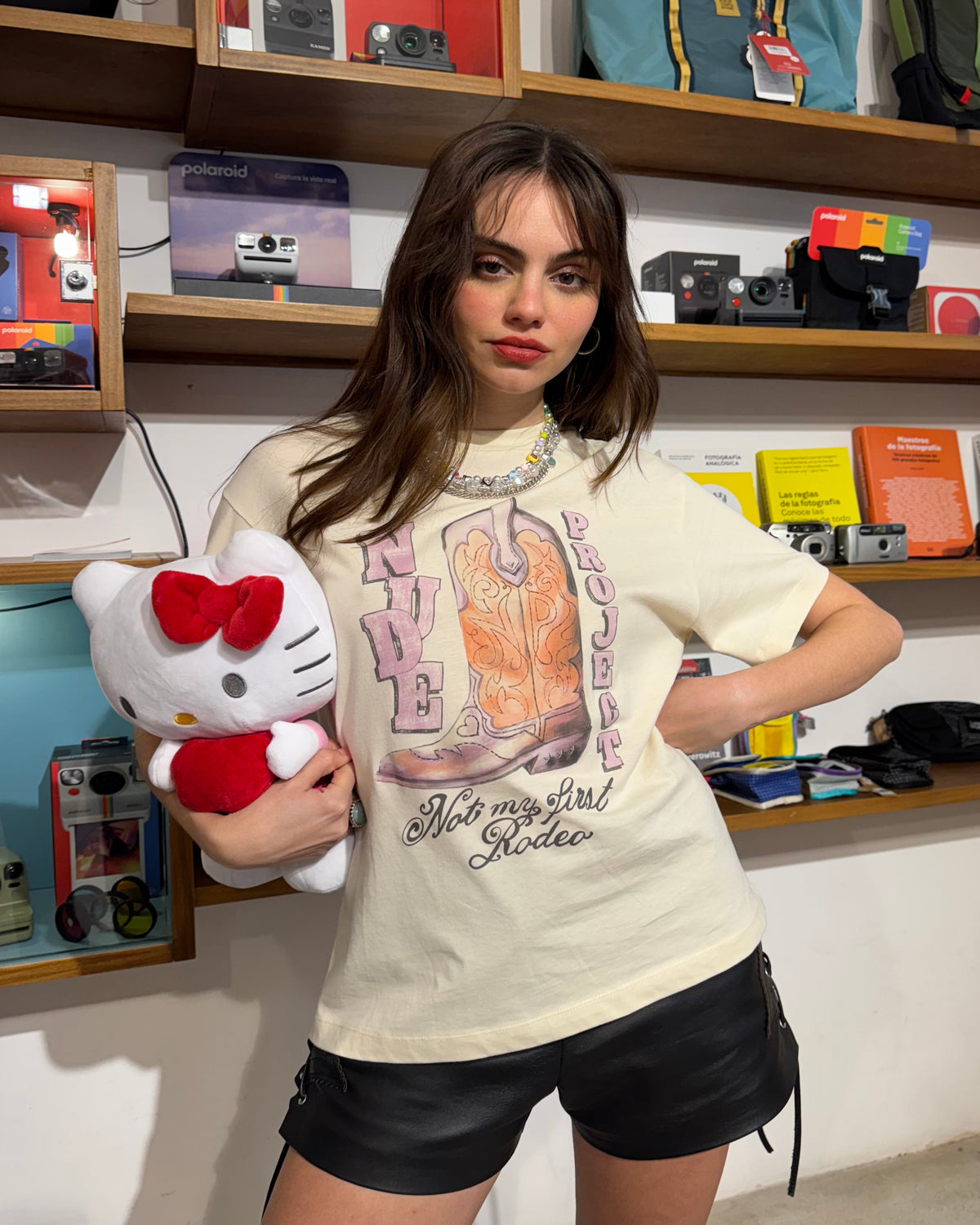 Yeehaw Tee Marshmallow