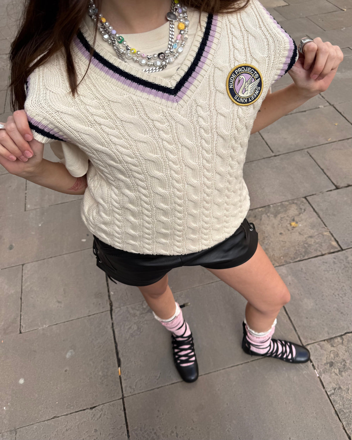 Sunday Knit Vest Marshmallow