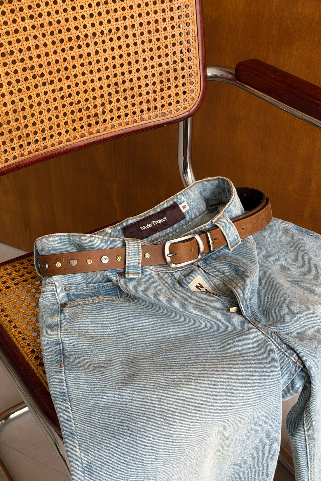 Gem Leather Belt