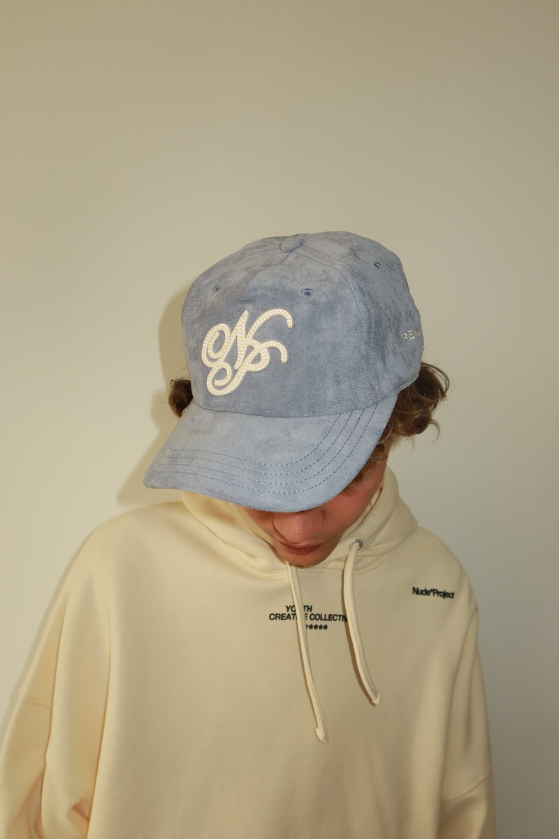 Script Cap Baby Blue