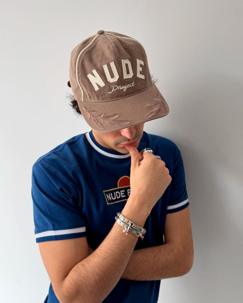 Nude Varsity Cap Sand