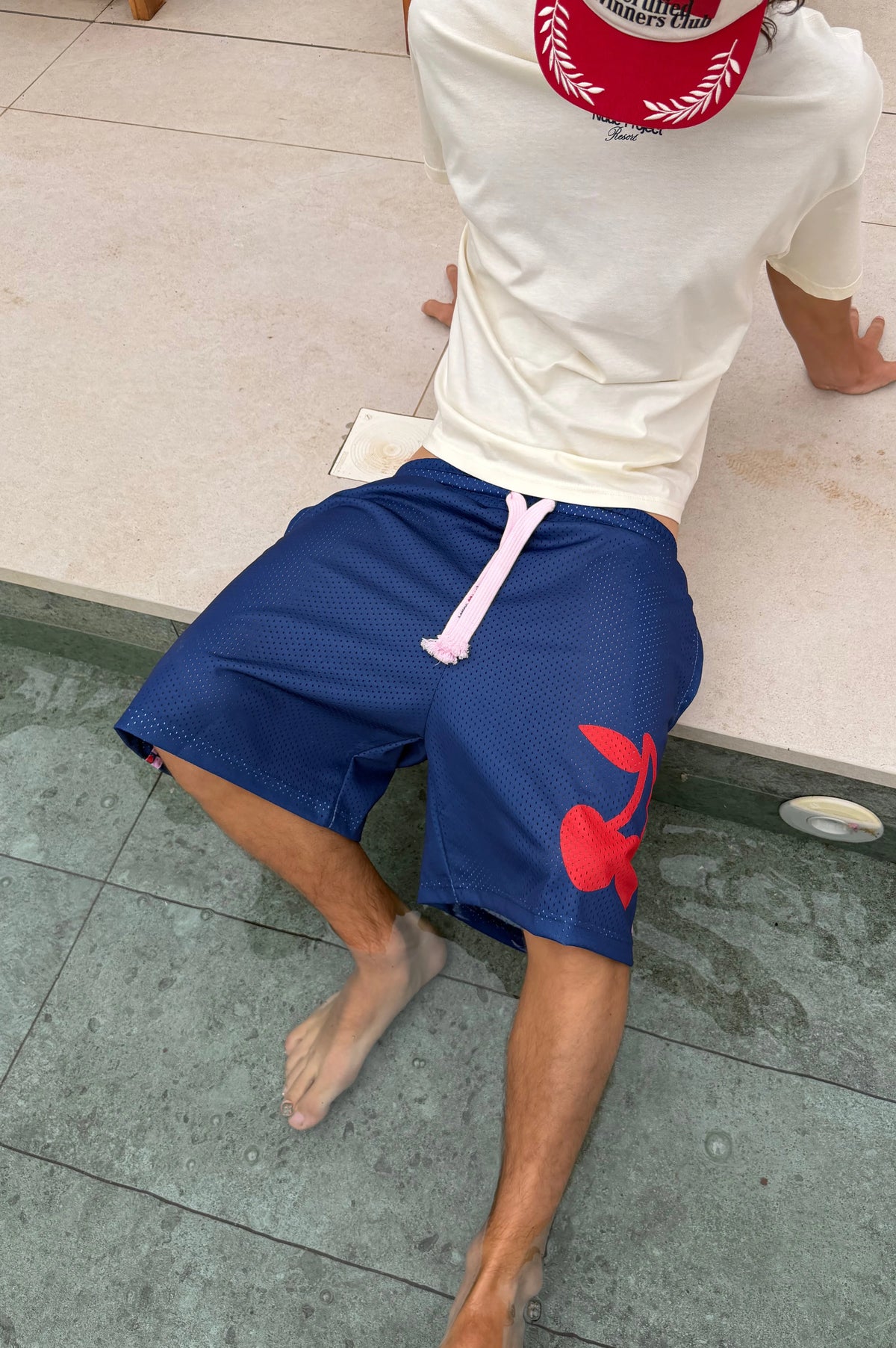Basic Mesh Short Navy