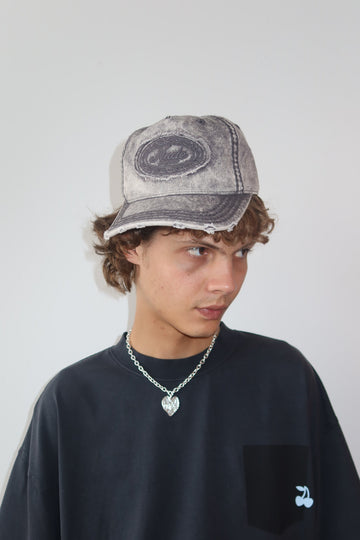 Laurel Denim Cap Washed Black