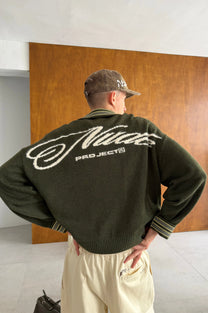 The Consultant Quarter-Zip Knit Green