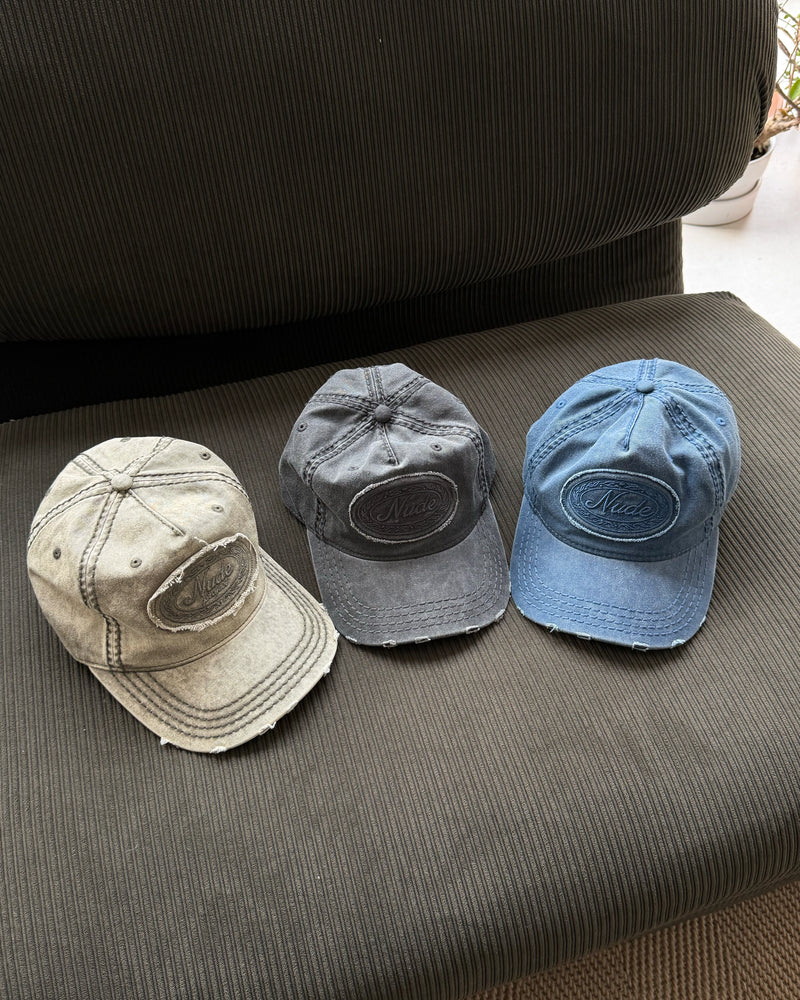 Laurel Denim Cap Black