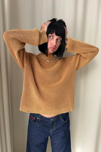 Soju Knit Sweater Dark Orange